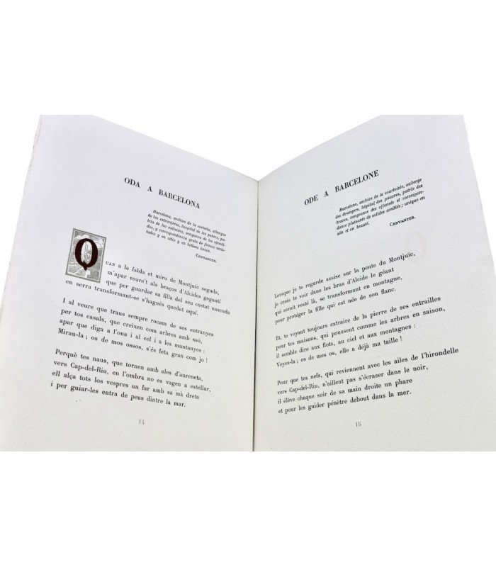 COLLECTIF - A Barcelone. Odes - FONTSERÉ (Carles)