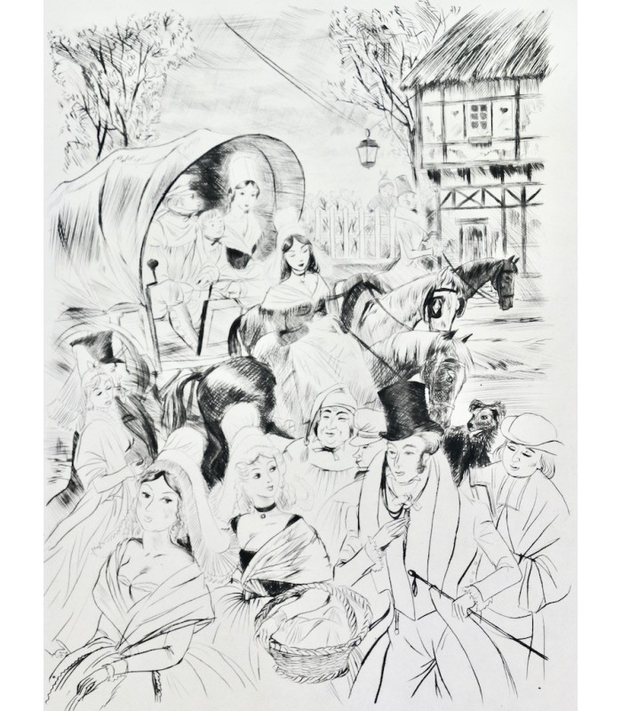 LA VARENDE (Jean de) - Nez-de-cuir. Gentilhomme d'amour - BARRET (Gaston)