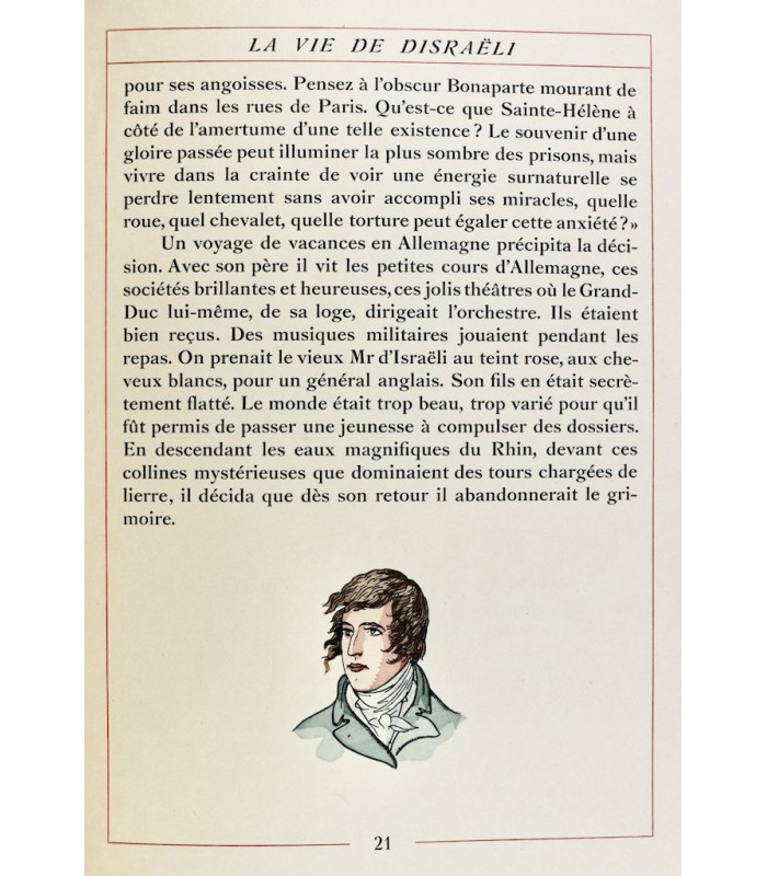 MAUROIS (André) - La Vie de Disraëli - HUARD (Charles)