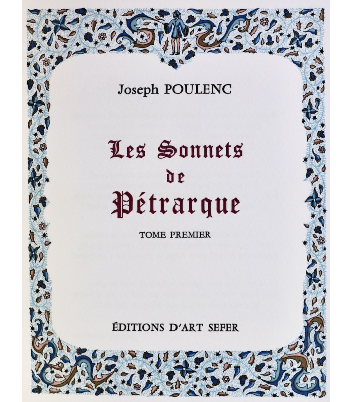 PÉTRARQUE - Les Sonnets de Pétrarque - PARDIGON (Dominique)