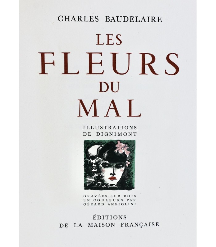 BAUDELAIRE (Charles) - Les Fleurs du mal - DIGNIMONT (André)