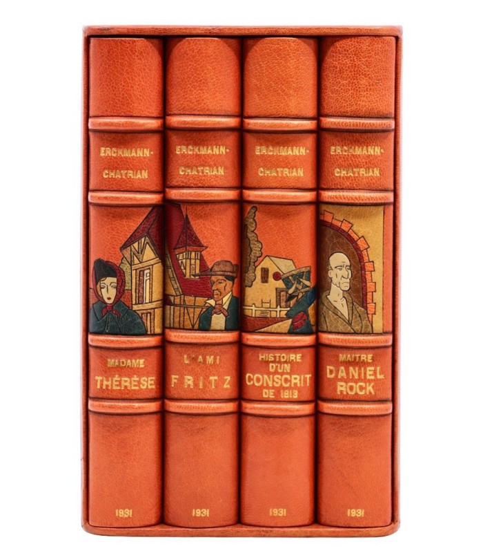 ERCKMANN-CHATRIAN - Madame Thérèse. L’Ami Fritz. Histoire d'un conscrit de 1813. Maître Daniel Rock - COLLECTIF
