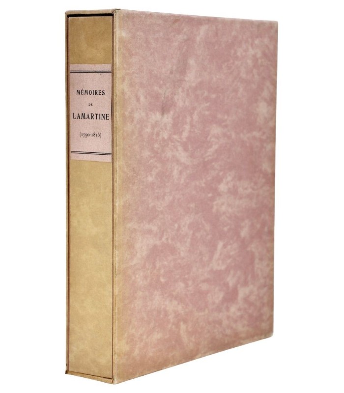 LAMARTINE (Alphonse de) - Mémoires de Lamartine (1790-1815) - MADRASSI (Lucien)
