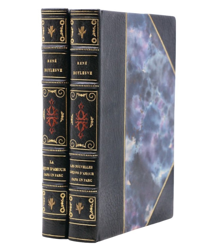 BOYLESVE (René) - La leçon d'amour dans un parc. Les nouvelles leçons d'amour dans un parc - SAUVAGE (Sylvain)