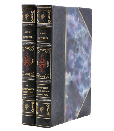 BOYLESVE (René) - La leçon d'amour dans un parc. Les nouvelles leçons d'amour dans un parc - SAUVAGE (Sylvain)