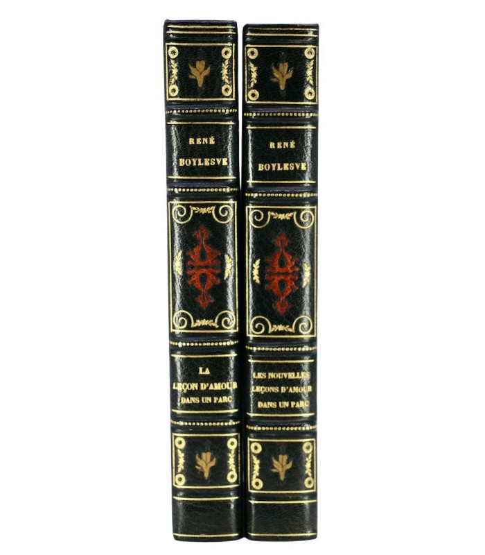 BOYLESVE (René) - La leçon d'amour dans un parc. Les nouvelles leçons d'amour dans un parc - SAUVAGE (Sylvain)