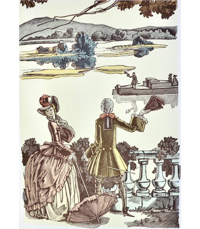 BOYLESVE (René) - La leçon d'amour dans un parc. Les nouvelles leçons d'amour dans un parc - SAUVAGE (Sylvain)