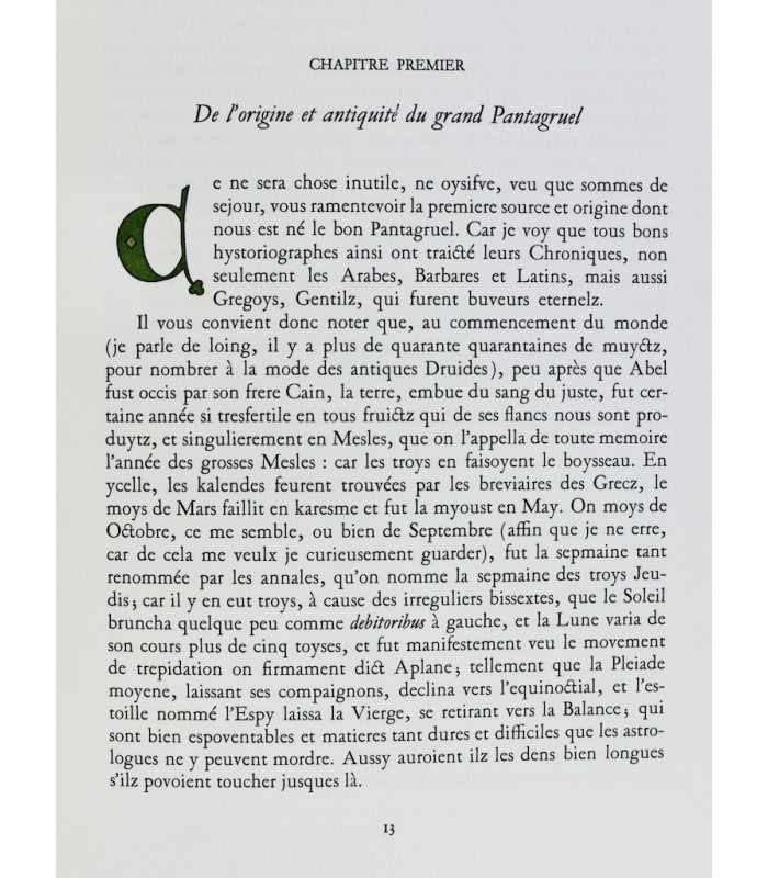 RABELAIS (François) - Pantagruel - VERLINDE (Claude)