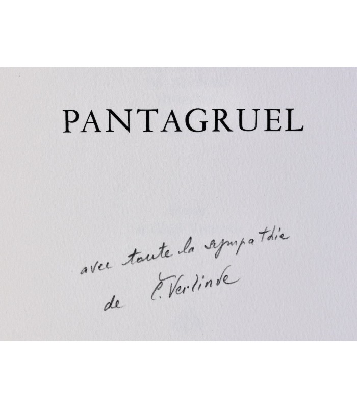 RABELAIS (François) - Pantagruel - VERLINDE (Claude)