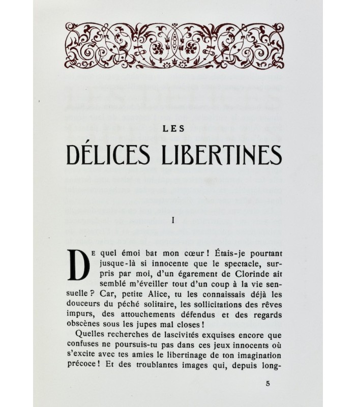 [GROS (Johannes)] LANSAY (Jacqueline de) - Les Délices libertines