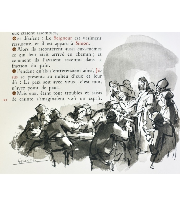 LE MAISTRE DE SACY - Évangile selon Saint-Luc - CHADEL (Luc)