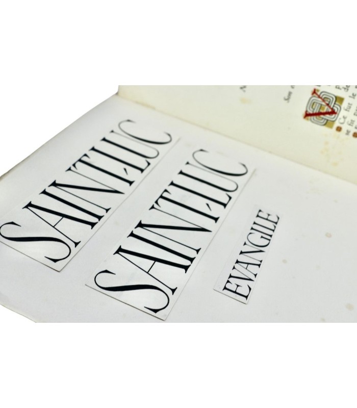 LE MAISTRE DE SACY - Évangile selon Saint-Luc - CHADEL (Luc)