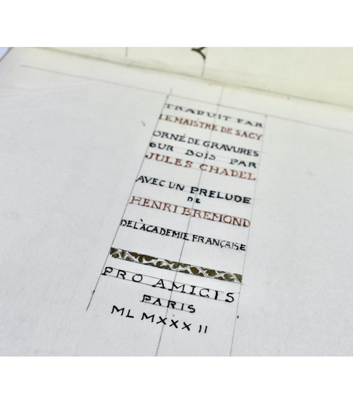 LE MAISTRE DE SACY - Évangile selon Saint-Luc - CHADEL (Luc)