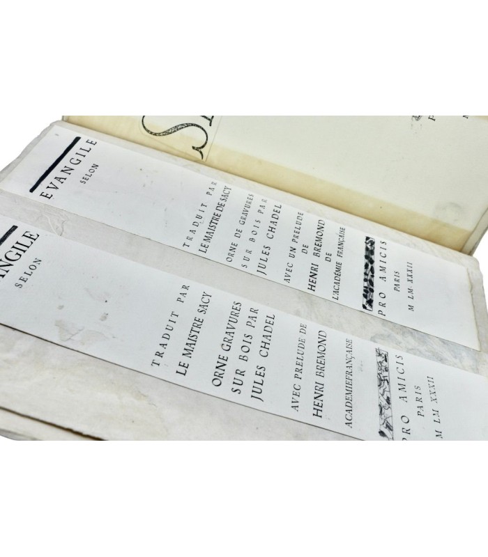 LE MAISTRE DE SACY - Évangile selon Saint-Luc - CHADEL (Luc)