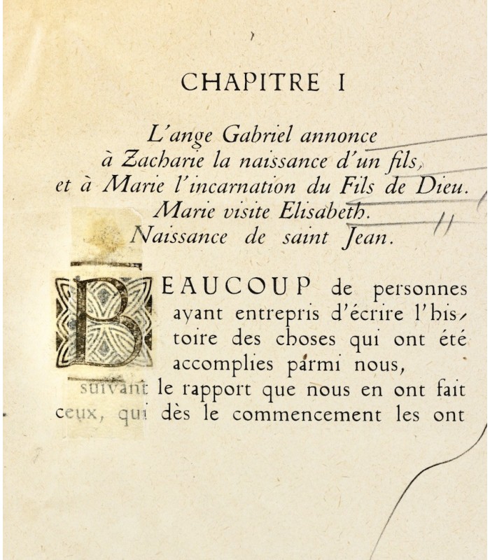 LE MAISTRE DE SACY - Évangile selon Saint-Luc - CHADEL (Luc)