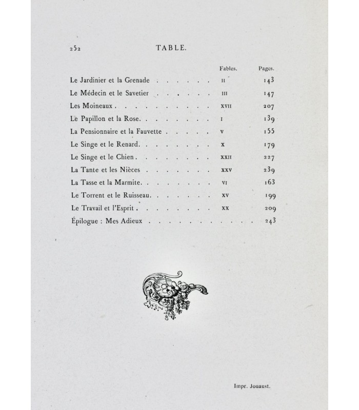 [GODINS DE SOUHESMES (Gaston des)‎] - Fables