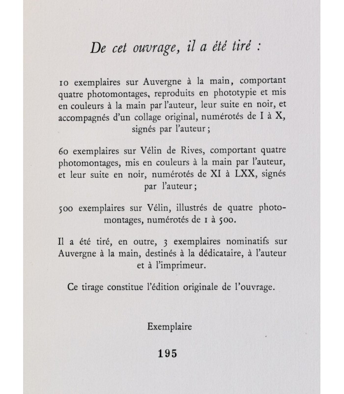 HUGNET (Georges) - 1961