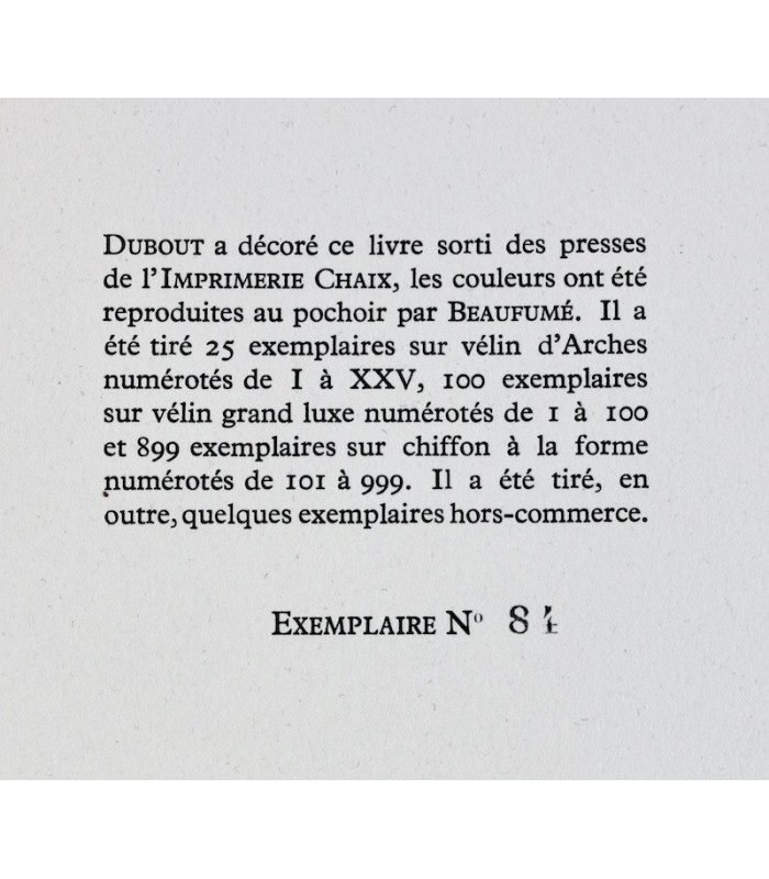 PAGNOL (Marcel) - Marius - DUBOUT (Albert)