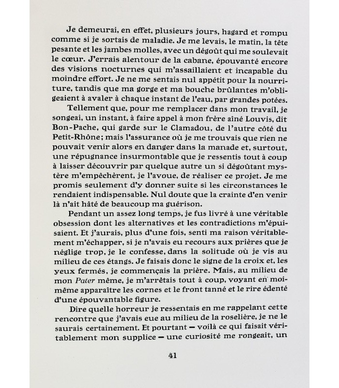 ARBAUD (Joseph d’) - La Bête du Vaccarès - GUERRIER (Raymond)