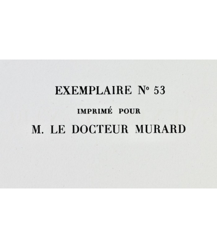 VALÉRY (Paul) - Fragments du Narcisse - JOSSO (Camille)