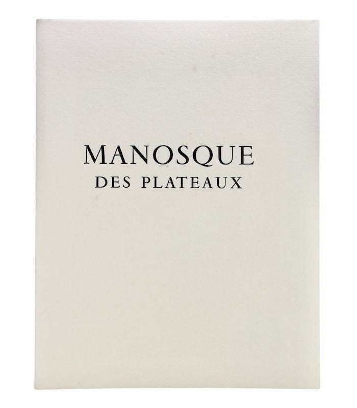 GIONO (Jean) - Manosque des plateaux - LÉZARDIÈRE (Aymar de)