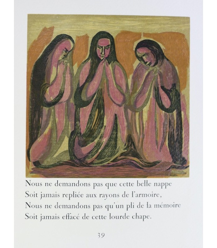 PÉGUY (Charles) - Les Cinq prières dans la cathédrale de Chartres - BERNARD (Jean)