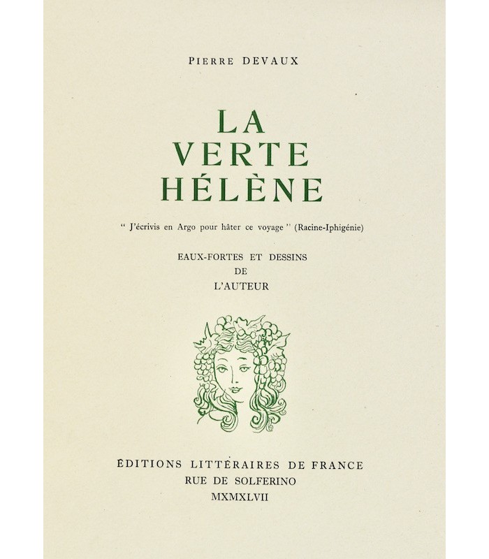 DEVAUX (Pierre) - La Verte Hélène