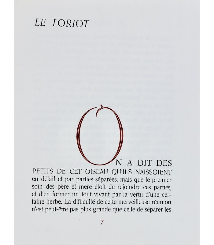 BUFFON - Les Chants de la Forêt - NOTTON (Tavy)