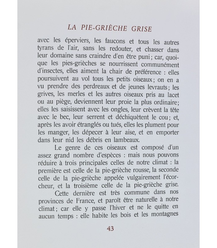 BUFFON - Les Chants de la Forêt - NOTTON (Tavy)