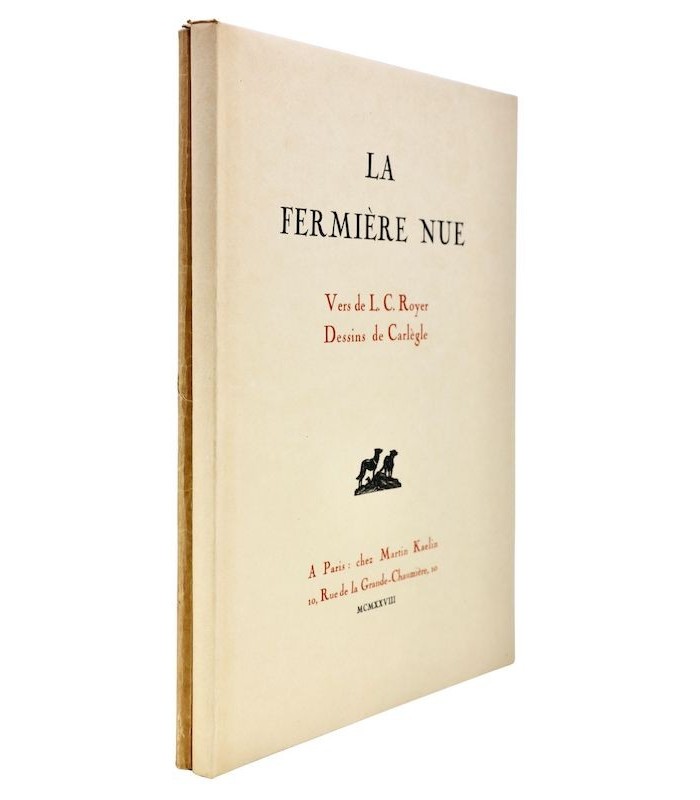 ROYER (Louis-Charles) - La Fermière nue - CARLÈGLE (Charles-Émile Egli, dit)