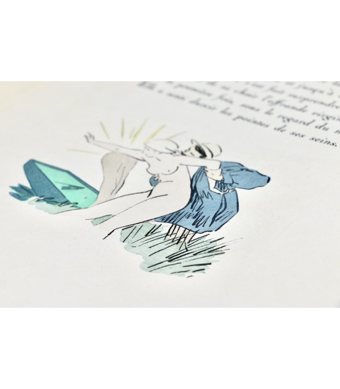 ROYER (Louis-Charles) - La Fermière nue - CARLÈGLE (Charles-Émile Egli, dit)