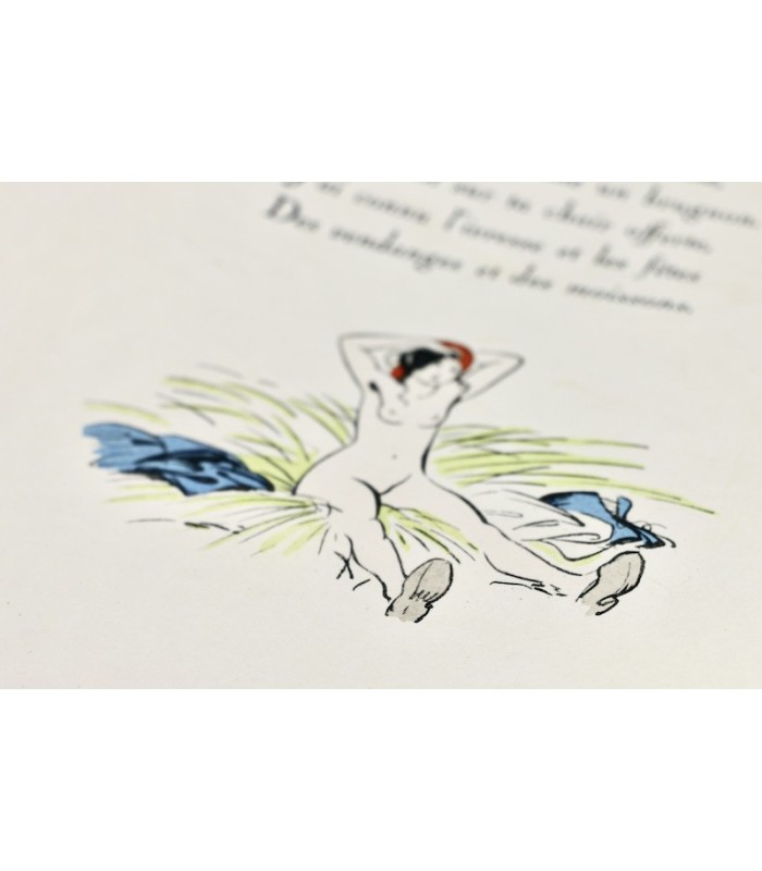 ROYER (Louis-Charles) - La Fermière nue - CARLÈGLE (Charles-Émile Egli, dit)