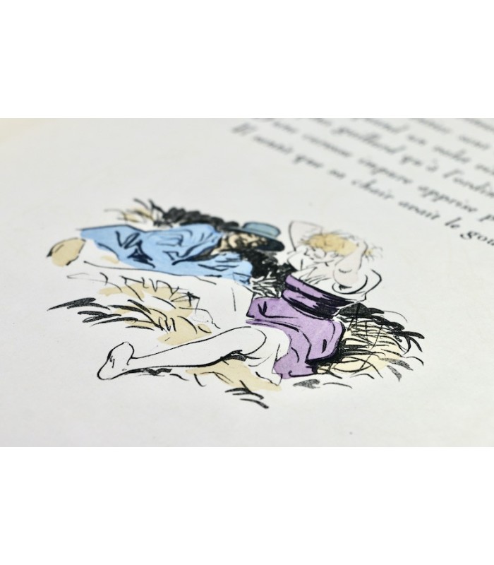 ROYER (Louis-Charles) - La Fermière nue - CARLÈGLE (Charles-Émile Egli, dit)