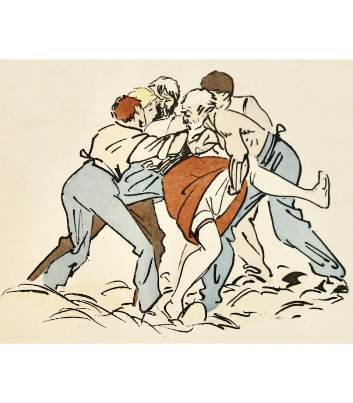 ROYER (Louis-Charles) - La Fermière nue - CARLÈGLE (Charles-Émile Egli, dit)