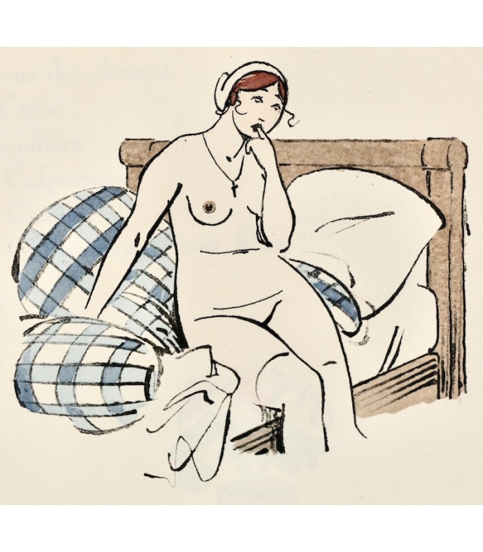 ROYER (Louis-Charles) - La Fermière nue - CARLÈGLE (Charles-Émile Egli, dit)