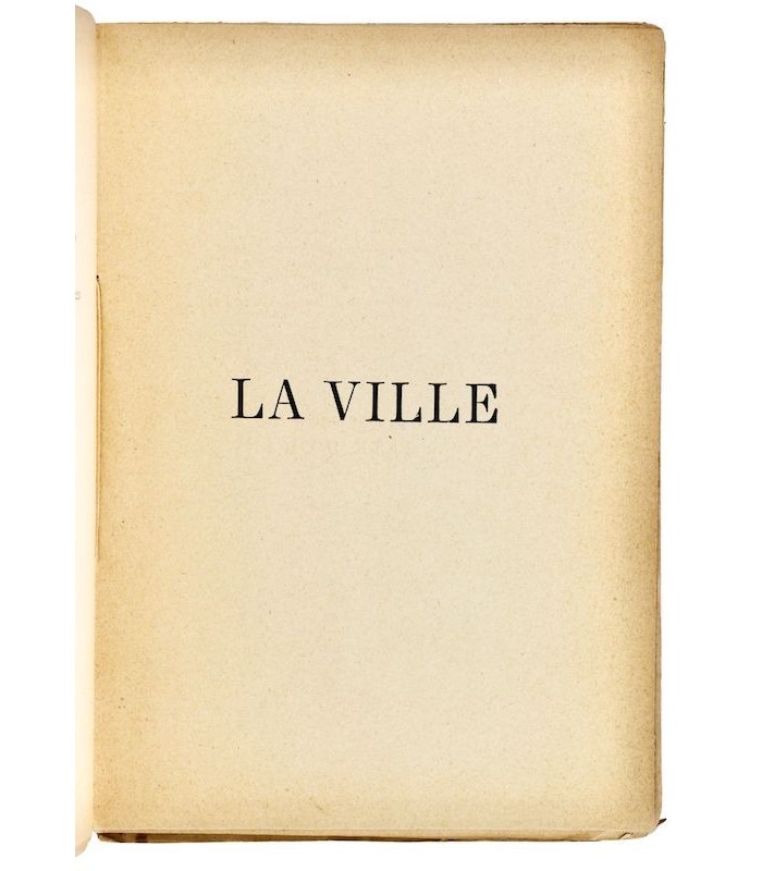 CLAUDEL (Paul) - La Ville
