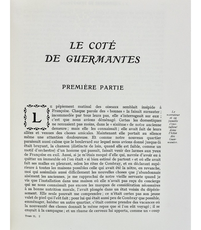PROUST (Marcel) - À la Recherche du Temps perdu - BONET (Paul)
