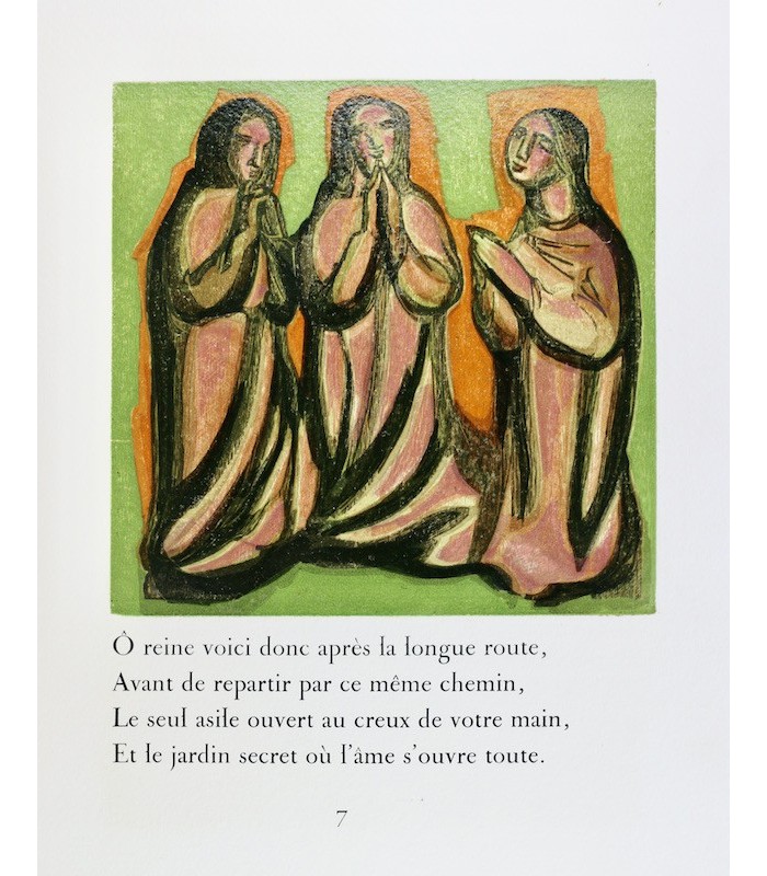 PÉGUY (Charles) - Les Cinq prières dans la cathédrale de Chartres - BERNARD (Jean)