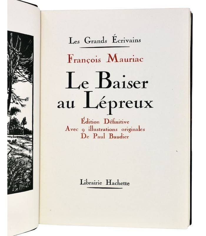 MAURIAC (François) - Le Baiser au lépreux. Genitrix - BAUDIER (Paul)