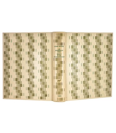 GIONO (Jean) - Le Bonheur fou. Mort d’un personnage - HOLLENSTEIN