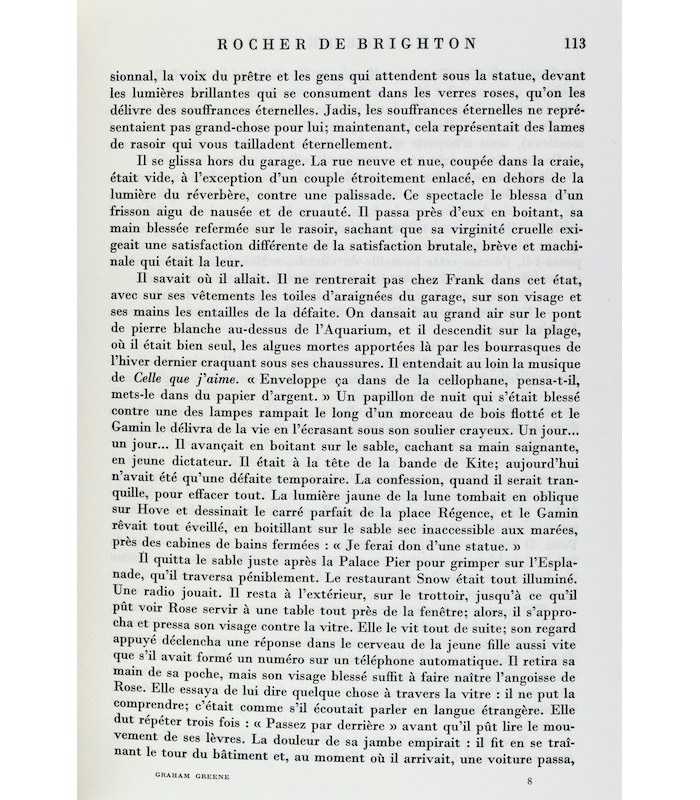 GREENE (Graham) - Romans - BONET (Paul)