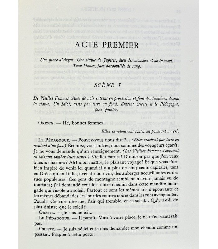 SARTRE (Jean-Paul) - Théâtre - BONET (Paul)
