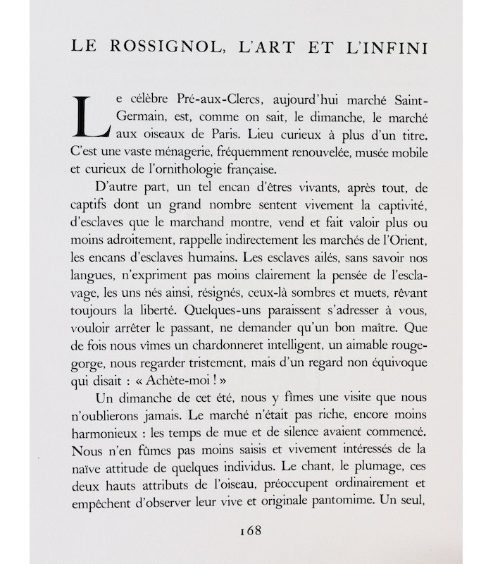 MICHELET (Jules) - L’Oiseau - JACQUEMIN (André)