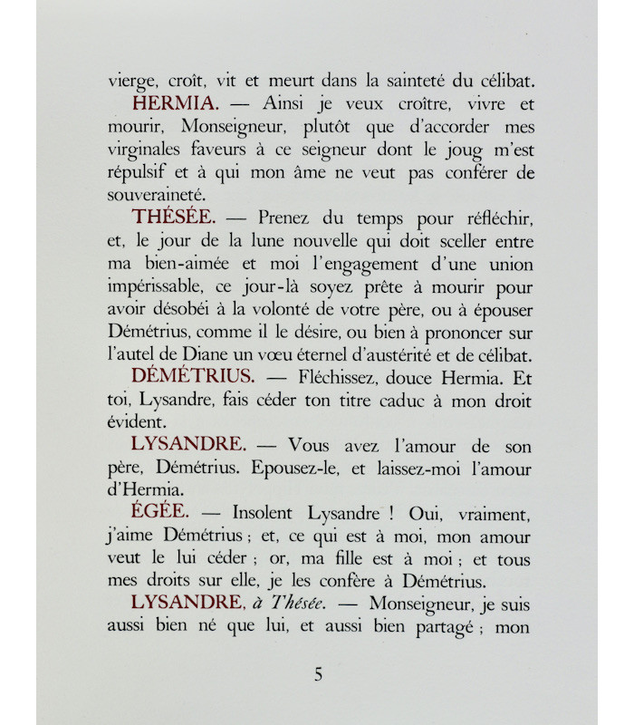SHAKESPEARE (William) - Le Songe d'une nuit d'été - CHIMOT (Édouard)