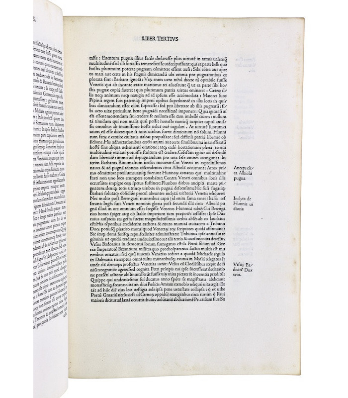 [INCUNABLE VENISE] SABELLICUS - M. Antonii Coccii Sabellici Rerum Venetarum [...]