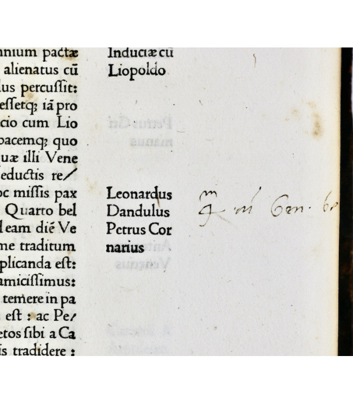 [INCUNABLE VENISE] SABELLICUS - M. Antonii Coccii Sabellici Rerum Venetarum [...]