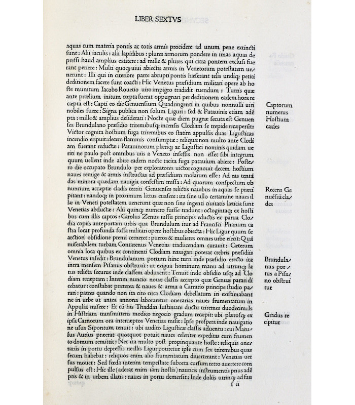 [INCUNABLE VENISE] SABELLICUS - M. Antonii Coccii Sabellici Rerum Venetarum [...]