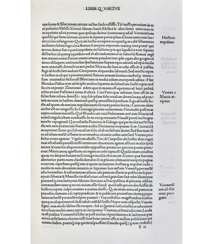 [INCUNABLE VENISE] SABELLICUS - M. Antonii Coccii Sabellici Rerum Venetarum [...]