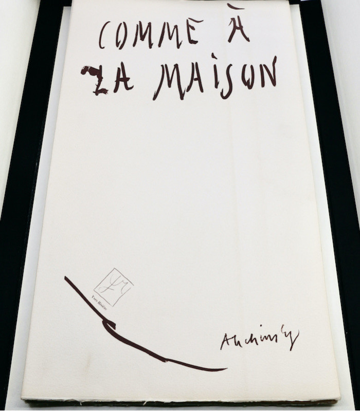 ALECHINSKY (Pierre) - Comme à la maison