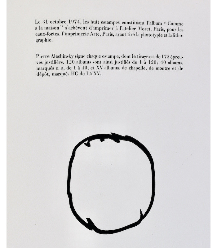 ALECHINSKY (Pierre) - Comme à la maison